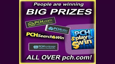 pch sweepstakes entry|enter pch sweepstakes by mail.